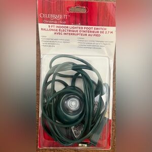 New in box celebrate it! 9 foot indoor lighted foot switch